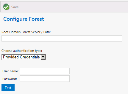 Configure Forest View